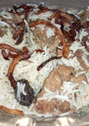 A picture of White Pulao.