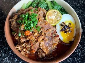 Foto resep 1. Mie Daging Pedas/ Spicy Beef Noodle ala Golden Lamian