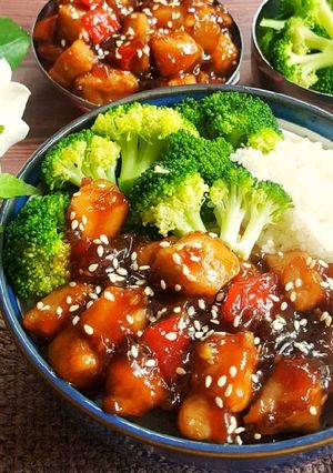 Foto resep Teriyaki Chicken Bowl + Broccoli