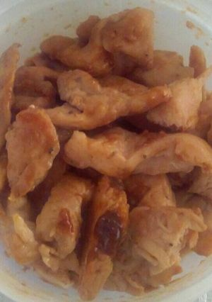 Una foto de Pollo con jengibre