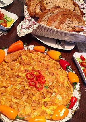 صورة لوصفة أومليت البيض بالبطاطس