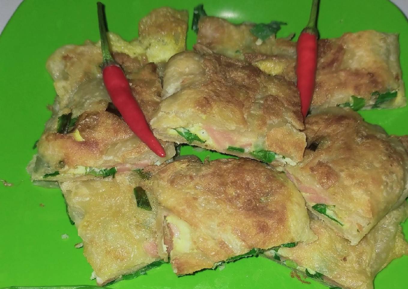 Martabak telur teplon