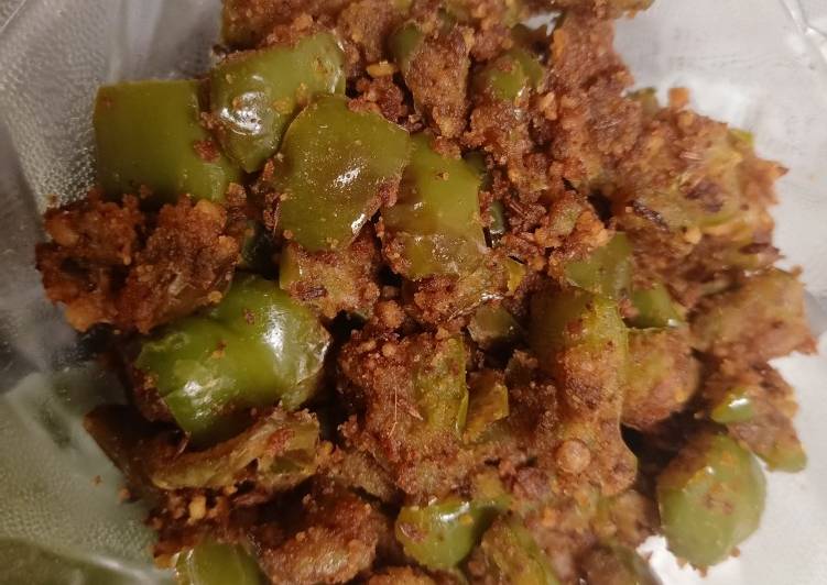Easiest Way to Make Perfect Capsicum in gramflour