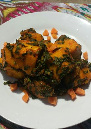A picture of Porridge yam.