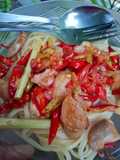 Spaghetti sambal matah