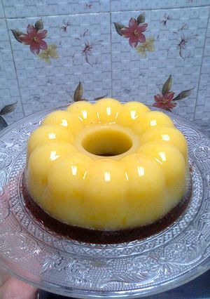 Foto resep Puding labu kuning+coklat