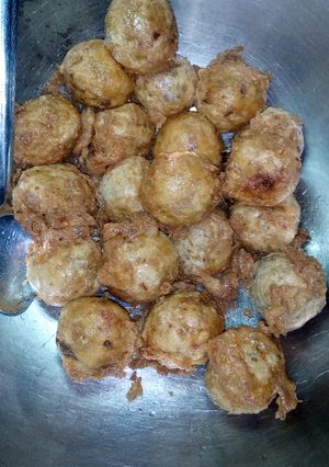 A picture of Yam balls.