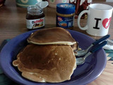 Pancakes americanos caseros a sartén