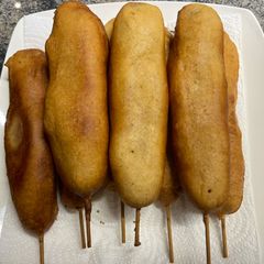 A picture of Corn dog.