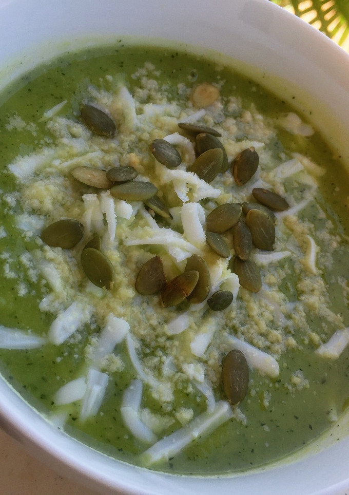 Una foto de Gazpacho de calabacín