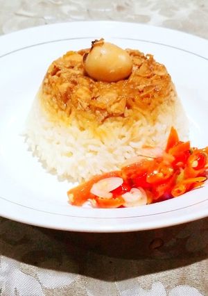 Foto resep Nasi tim ayam
