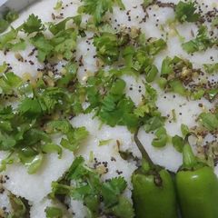 A picture of Steam rava dhokla.