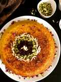 Tahchin (Persian Saffron Rice Cake)