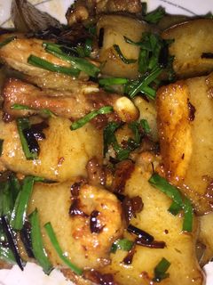 Hình của món Ba chỉ rang.