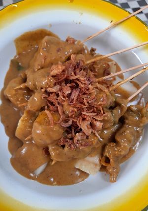 Foto resep Katupek Sate Kuah Kuning