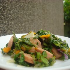 A picture of Paleo: Sausage Spinach Stir Fry.