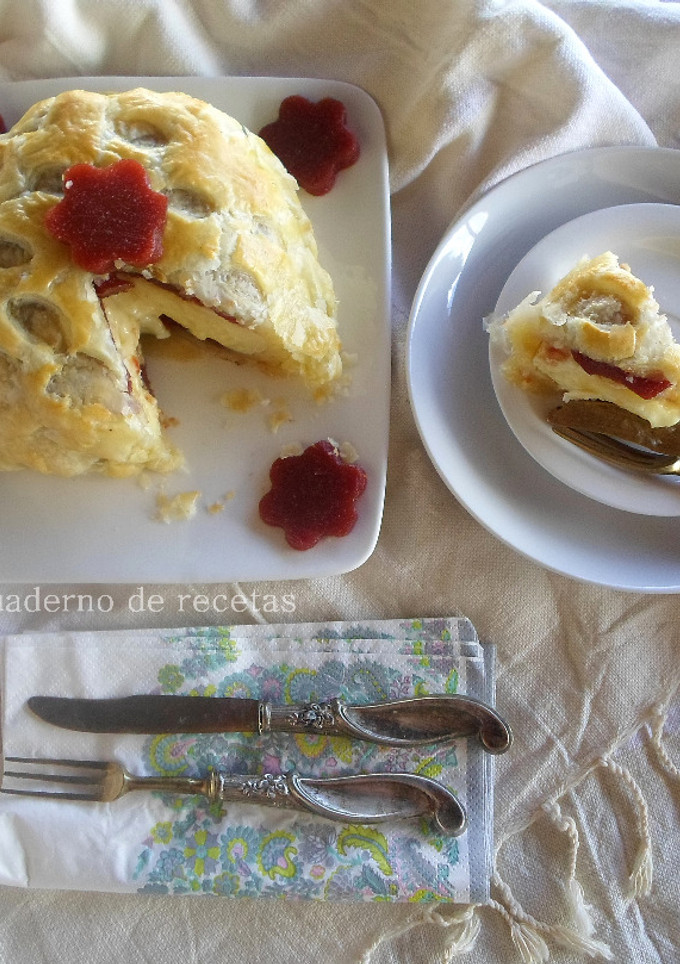 Una foto de Camembert Envuelto