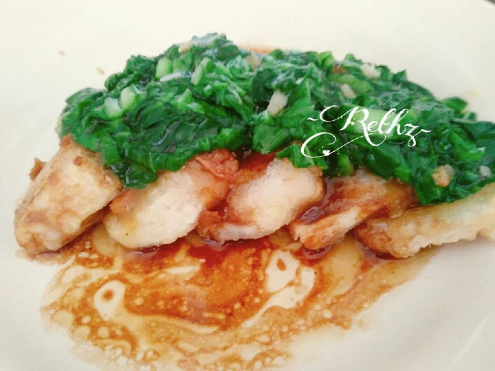 Easy Steps Make Recipes Tofu saus teriyaki topping pakchoy kental ala rethz the Delicious Perfect.