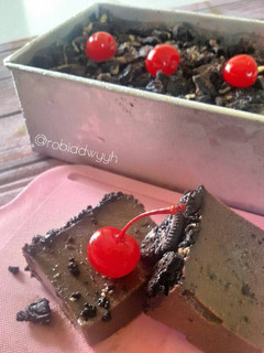 Foto resep Puding Brownies Oreo