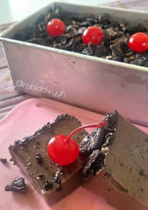 Foto resep Puding Brownies Oreo