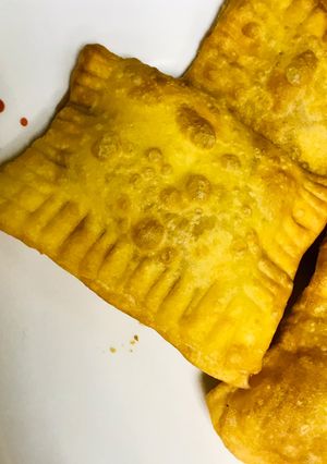 A picture of Tempting homemade lukhmi.