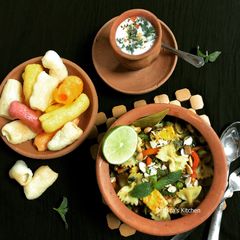 A picture of Pasta Biryani.