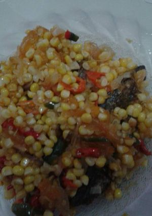 Foto resep Ikan Peda Tumis Jagung