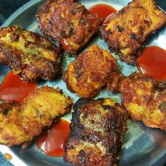 A picture of Fish Amritsari.