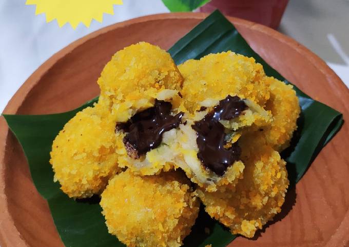 Resep Banana Ball With Chocolate Oleh Lailazegaff - Cookpad