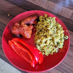 A picture of Cauliflower rice upma.