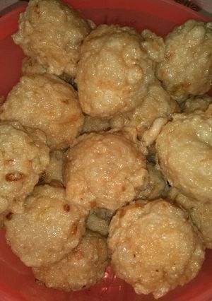 Foto resep Pempek udang bulat(adaan udang)
