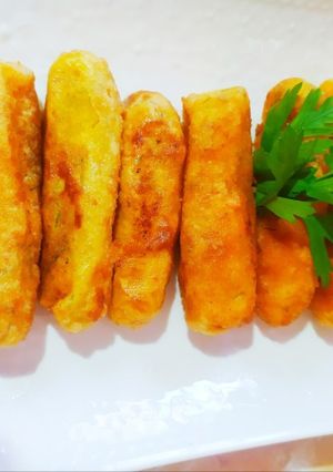 صورة لوصفة اصابع الارز المحشية بالكفته