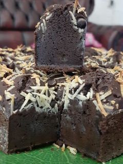 Foto resep BROWNIES COKLAT Panggang Klasik no Mixer