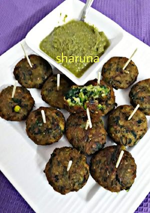A picture of Hara bhara kebabs.