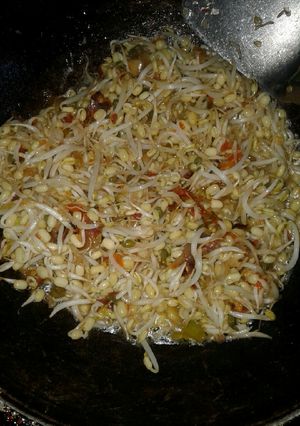 Foto resep Oseng toge pedas