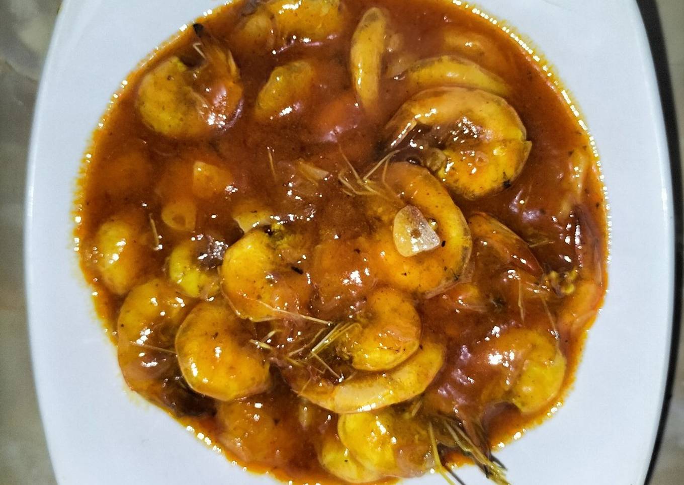 Udang Asam Manis Kuah Kental (Simpel Gak Pake Ribet 😀)