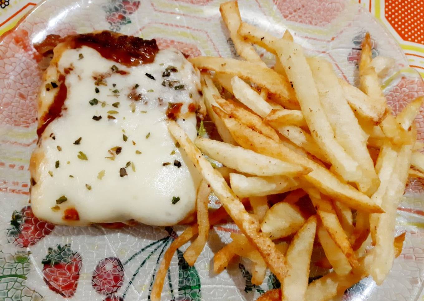 Pan de carne a la pizza en la Flip Nori