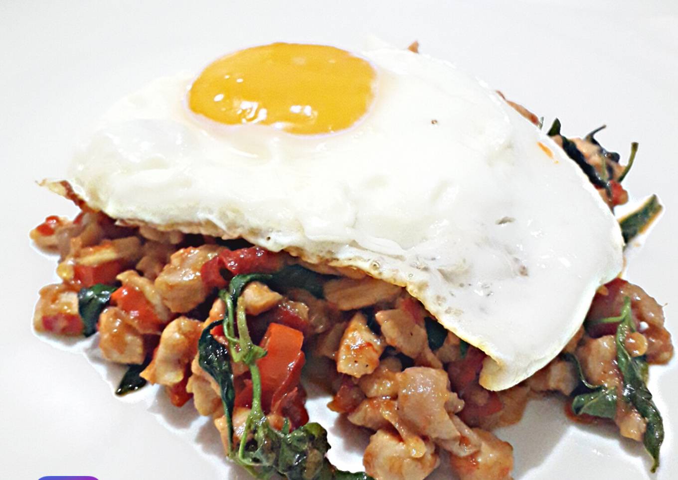 Chicken Thai Basil (Ayam kemangi ala Thailand)