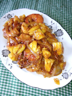 Foto resep Udang Nanas Saus Asam Manis