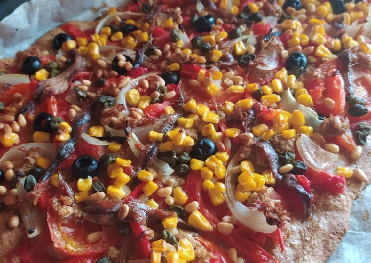 Coca de Tomate 🍅 con harina integral