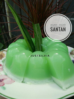 Foto resep Agar - agar santan