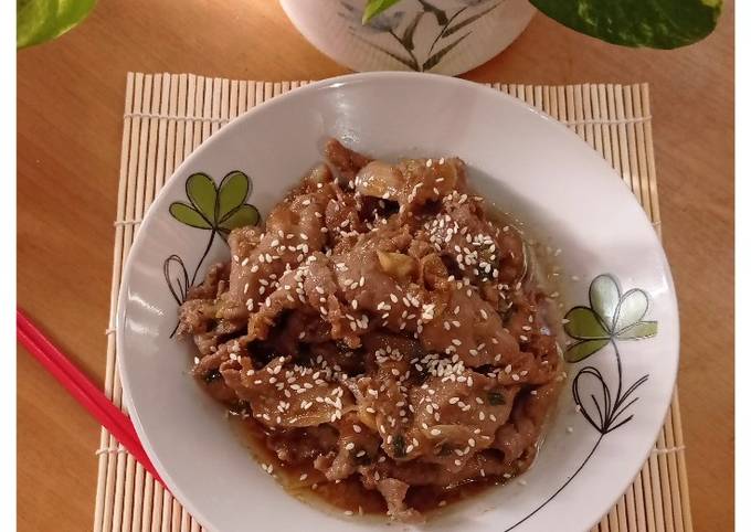 Korean Beef Bulgogi (Resep Bulgogi Simpel dan Enak)