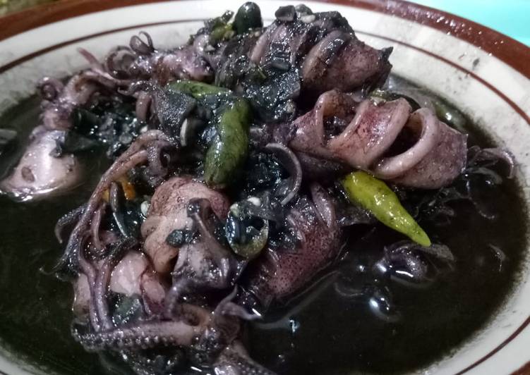 Resep Cumi Bumbu Hitam #ResepPertamaku yang nikmat