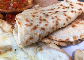 Easiest Way to Prepare Appetizing Manoushe   Lebanese Flatbread with Toppings