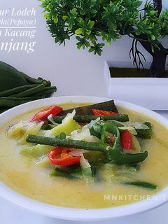 Foto resep Sayur Lodeh Kestela(Pepaya) Dan Kacang Panjang