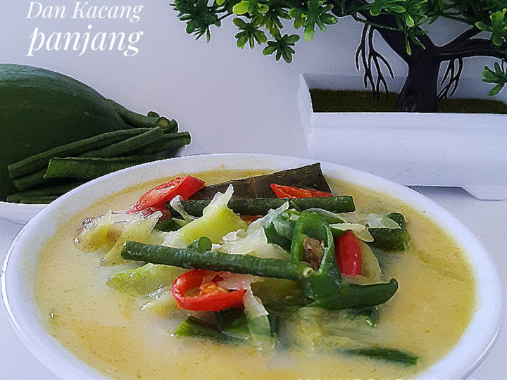 Standar Bagaimana cara membuat Sayur Lodeh Kestela(Pepaya) Dan Kacang Panjang yang enak