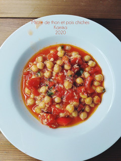 Une photo de Mijote de thon et pois chiche