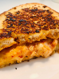 A picture of Kimchi Grilled Cheese.
