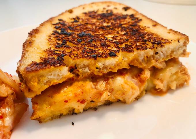 Easiest Way to Make Super Quick Homemade Kimchi Grilled Cheese