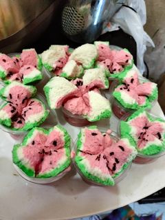 Foto resep Bolu kukus mekar semangka